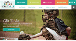 Desktop Screenshot of foresthillspediatrics.com